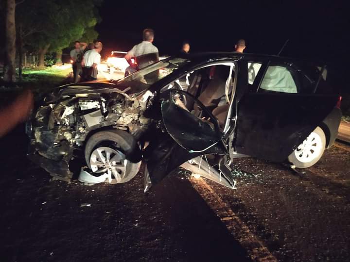 Família seguia num veículo Onix - Foto: WhatsApp/Jornal da Nova
